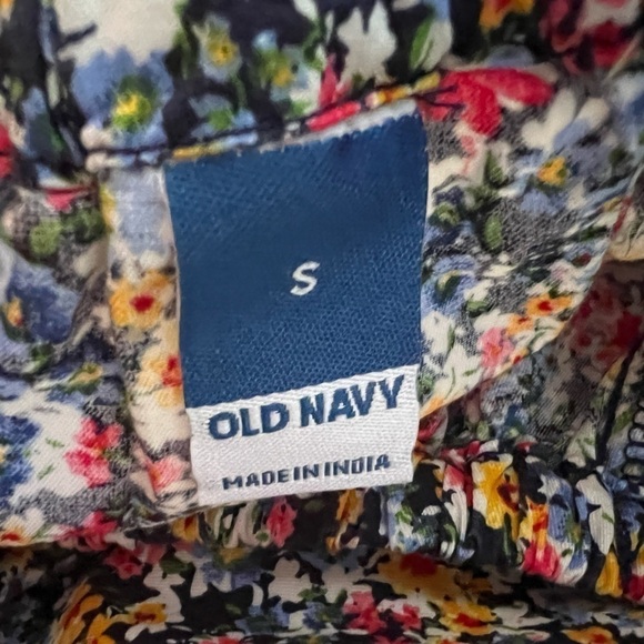 Old Navy baby doll top colorful floral size S. - Picture 4 of 6